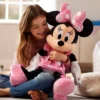 Disney Store Grande Peluche Minnie En Rose -Disney 412323305616