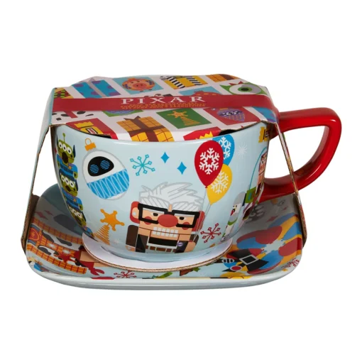 Disney Store Ensemble Bol Et Assiette Pixar De Fêtes -Disney 465013280861 1