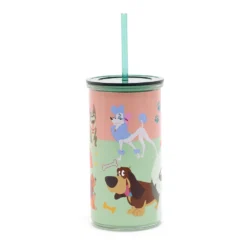 Disney Store Gobelet Avec Paille Chiens Disney -Disney 465022795035 2