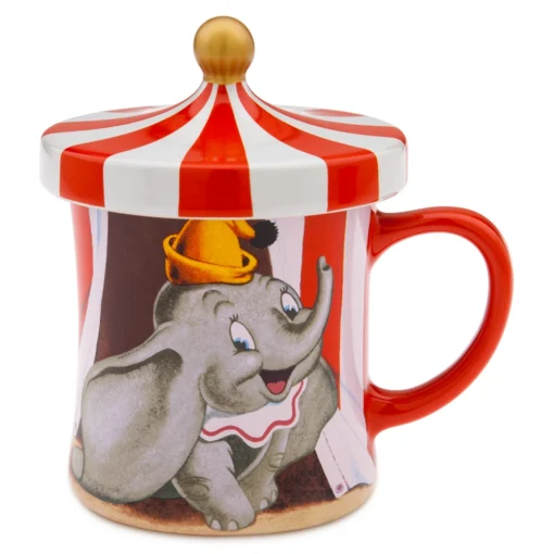 Disney Store Mug Avec Couvercle Dumbo Et Timothée, Dumbo -Disney 465033279067