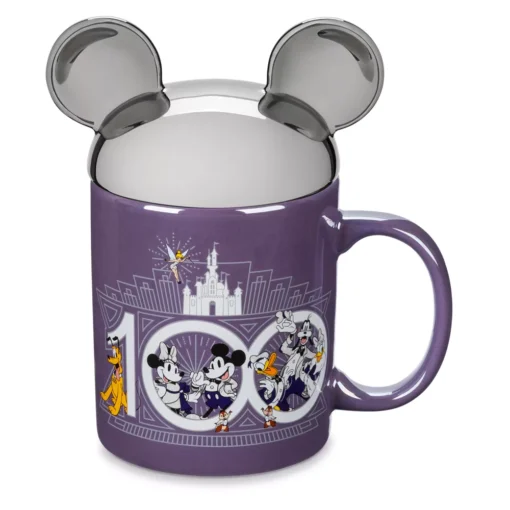 Disneyland Resort Mug Avec Couvercle Mickey Et Ses Amis Disney100 Celebration -Disney 465033584147