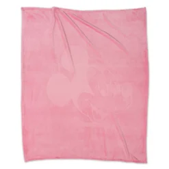 Disneyland Jeté En Polaire Mickey Piglet Pink -Disney 465043360557 1