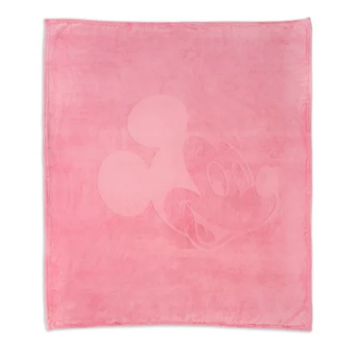 Disneyland Jeté En Polaire Mickey Piglet Pink -Disney 465043360557