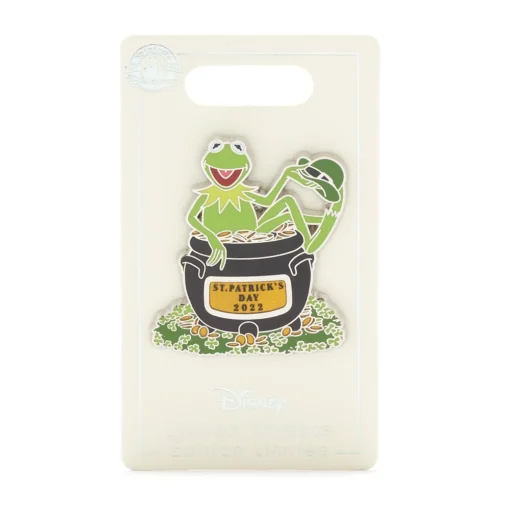 Disney Store Pin's Kermit La Grenouille Saint-Patrick's 2022 -Disney 466042465021 1