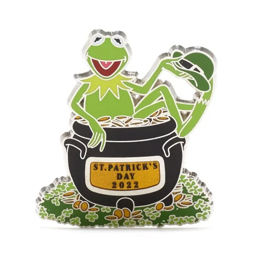 Disney Store Pin's Kermit La Grenouille Saint-Patrick's 2022 -Disney 466042465021