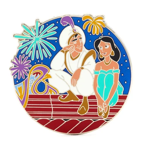 Disney Store Pin's Aladdin Et Princesse Jasmine En édition Limitée, Aladdin -Disney 466043337631