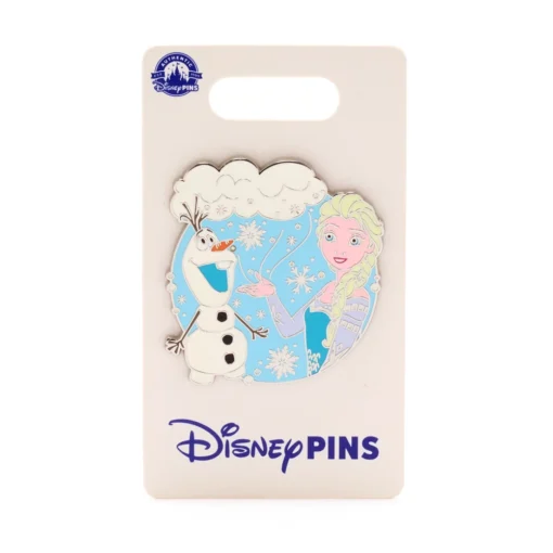 Disney Store Pin's Elsa Et Olaf, La Reine Des Neiges -Disney 466043413601 1