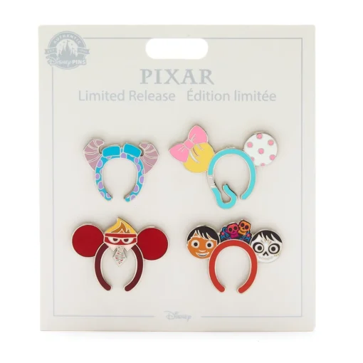 Disney Store Ensemble De Pin's Pixar En Forme D'oreilles De Mickey, 1 sur 2 -Disney 466043529531 1