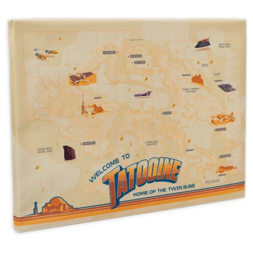 Disney Store Ensemble Carte Et Pin's Star Wars Planets Tatooine En édition Limitée -Disney 466043530766 1