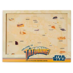 Disney Store Ensemble Carte Et Pin's Star Wars Planets Tatooine En édition Limitée -Disney 466043530766 2