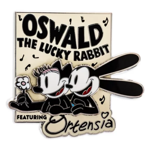 Pin's Oswald Le Lapin Chanceux Et Ortensia En édition Limitée Disney100 -Disney 466043738018